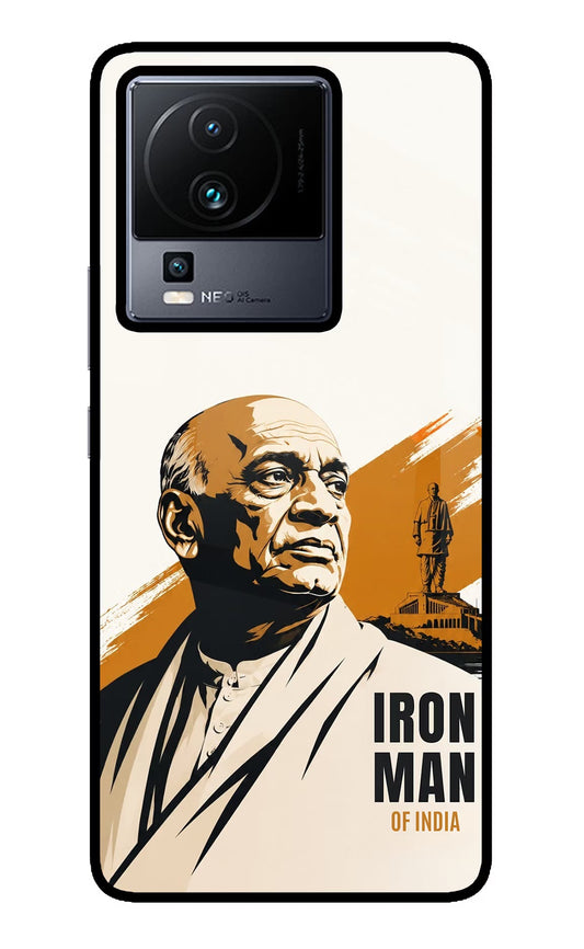 Sardar Patel Iron Will iQOO Neo 7 Pro Back Cover Glass Case - Hello Swanky