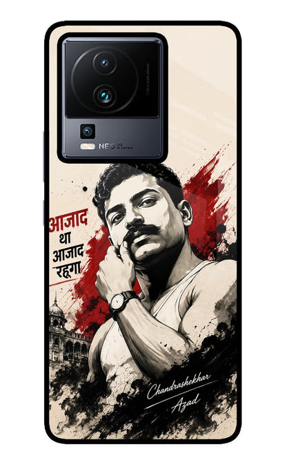 Chandrashekhar Azad Fearless iQOO Neo 7 Pro Back Cover Glass Case - Hello Swanky