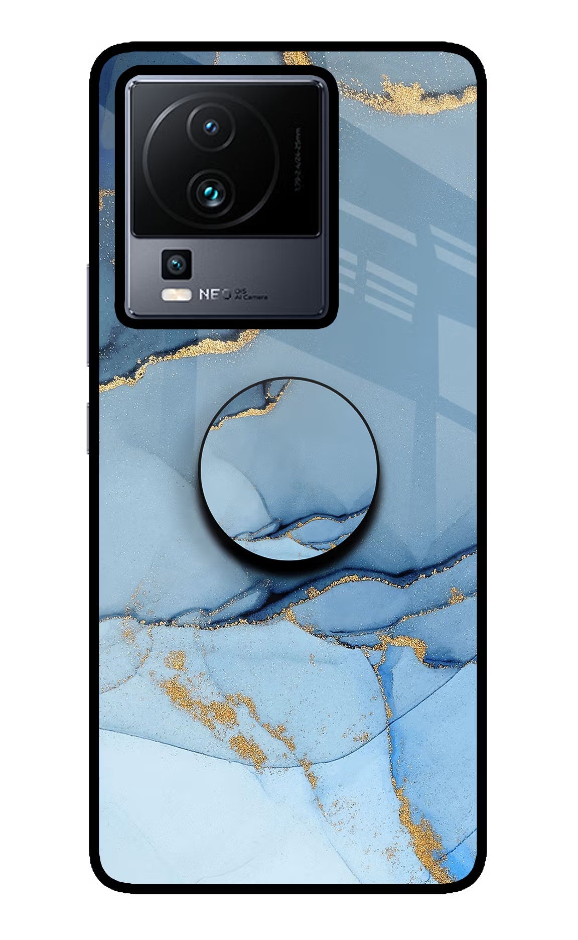 Blue Marble iQOO Neo 7 Pro Back Cover Glass Case - Hello Swanky