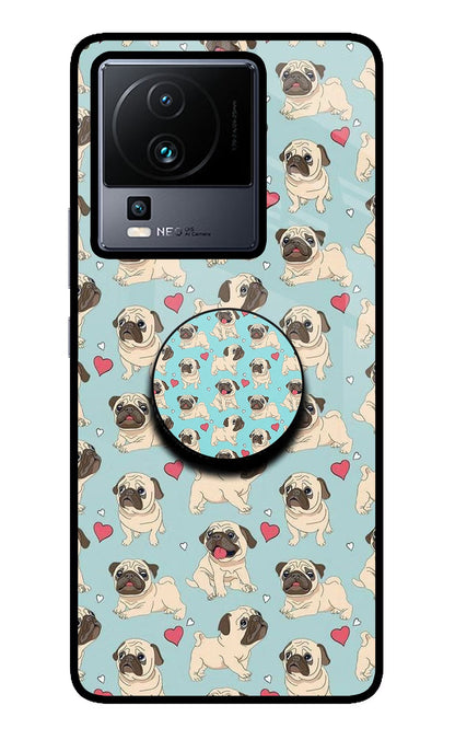 Pug Dog iQOO Neo 7 Pro Back Cover Glass Case - Hello Swanky
