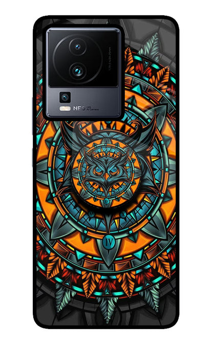 Angry Owl iQOO Neo 7 Pro Back Cover Glass Case - Hello Swanky