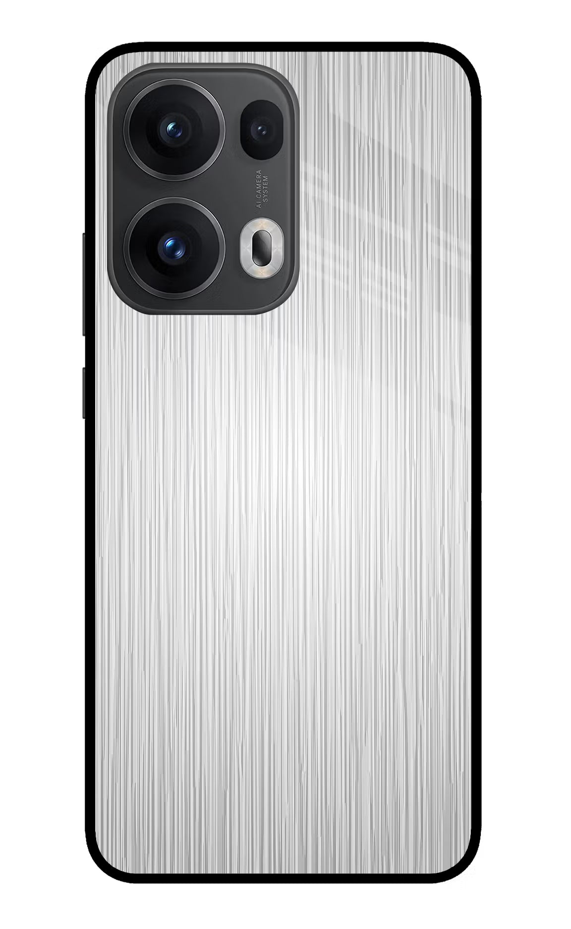 Wooden Grey Texture Oppo Reno13 Pro 5G Back Cover