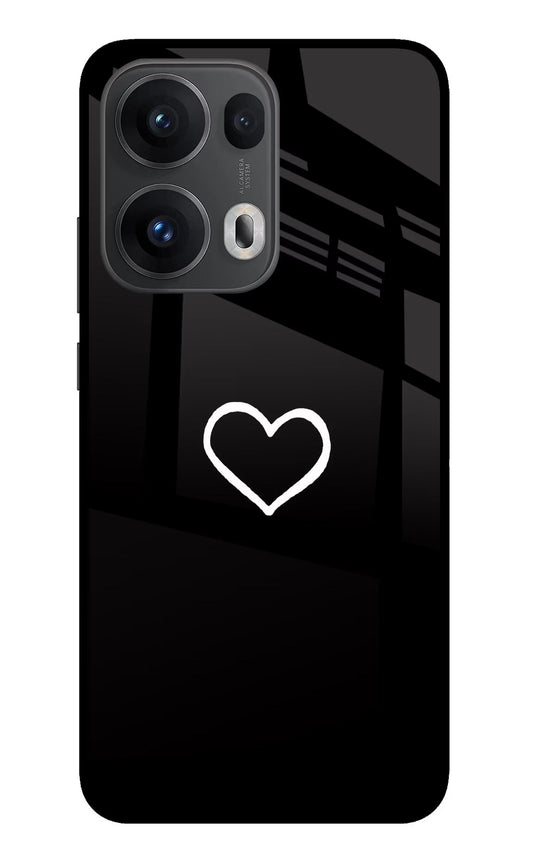 Heart Oppo Reno13 Pro 5G Glass Case