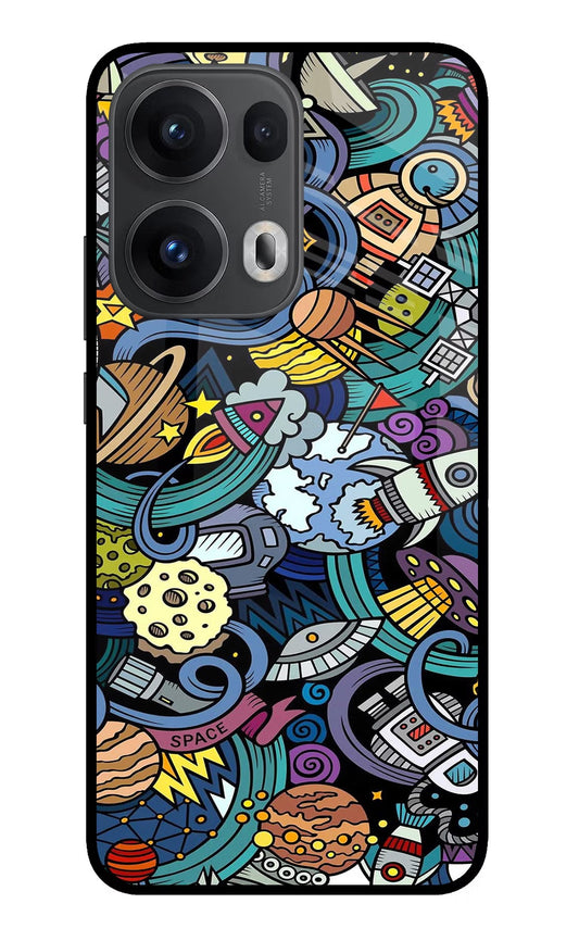Space Abstract Oppo Reno13 Pro 5G Back Cover