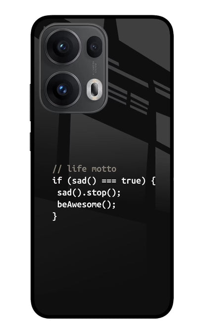 Life Motto Code Oppo Reno13 Pro 5G Back Cover