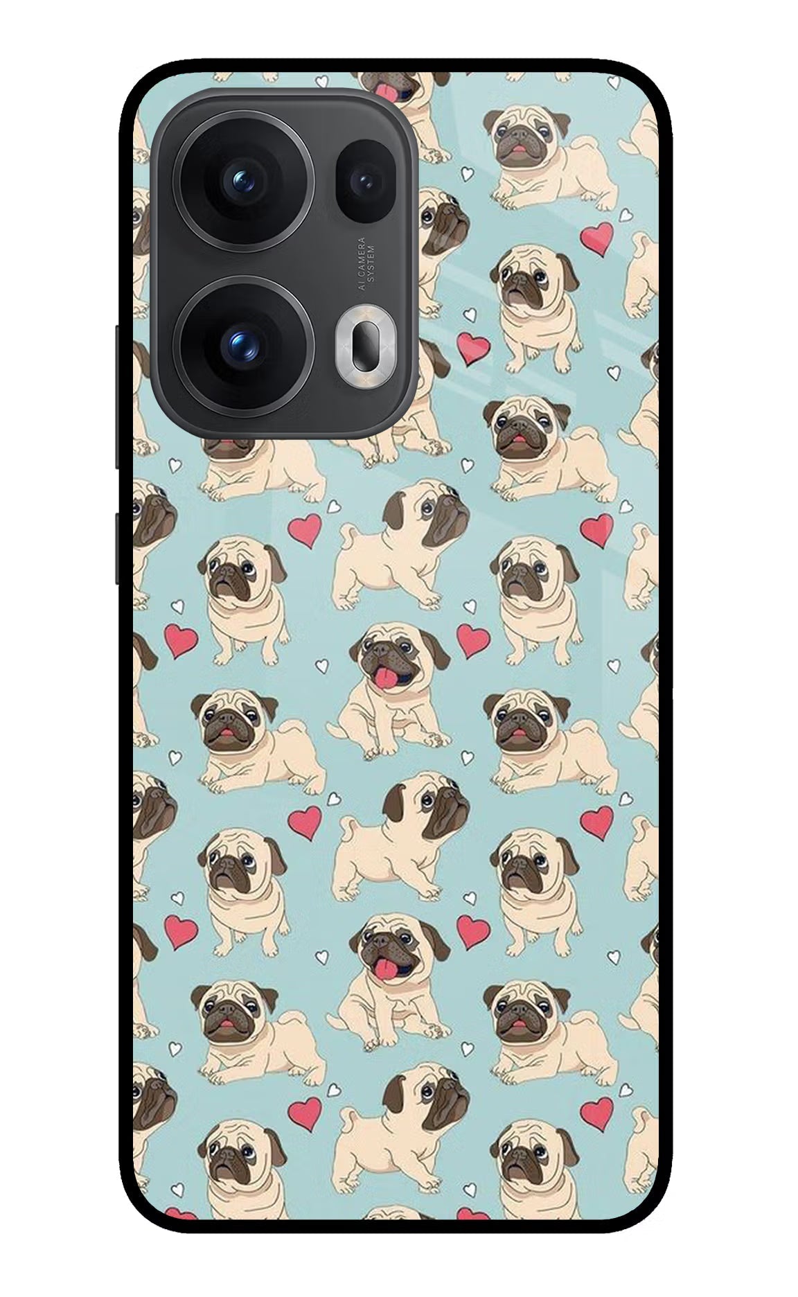 Pug Dog Oppo Reno13 Pro 5G Back Cover