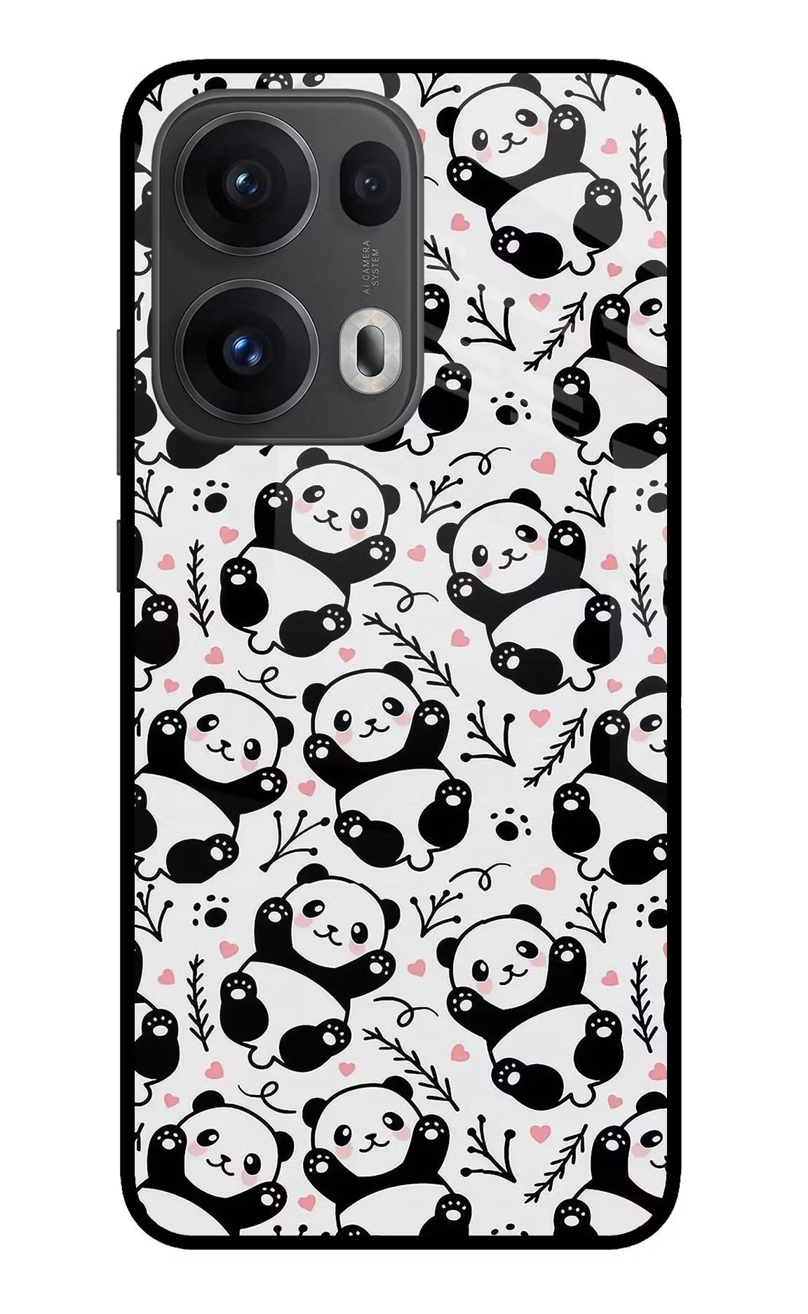 Cute Panda Oppo Reno13 Pro 5G Back Cover