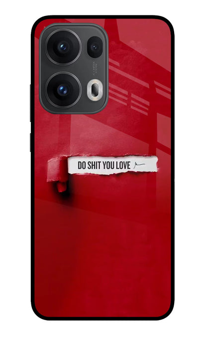 Do Shit You Love Oppo Reno13 Pro 5G Back Cover