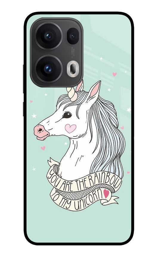 Unicorn Wallpaper Oppo Reno13 Pro 5G Back Cover