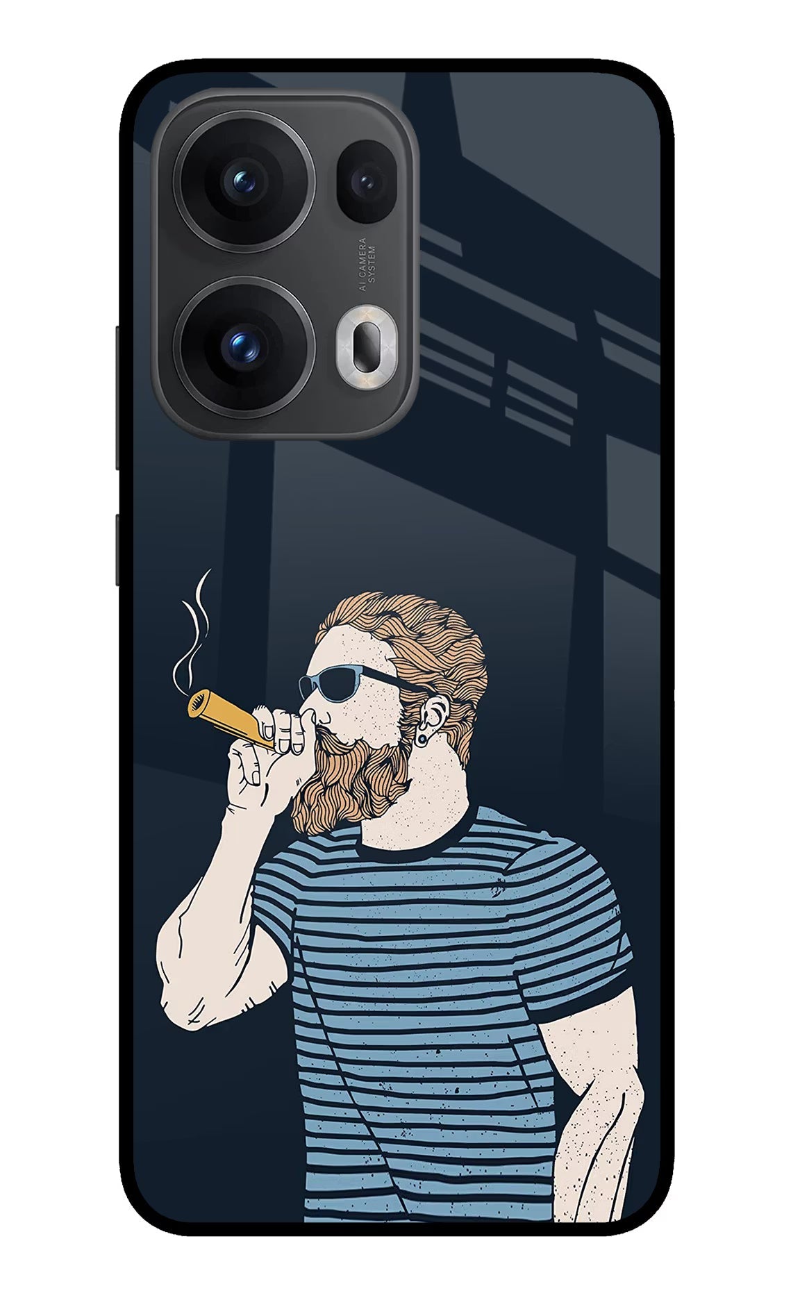 Smoking Oppo Reno13 Pro 5G Back Cover