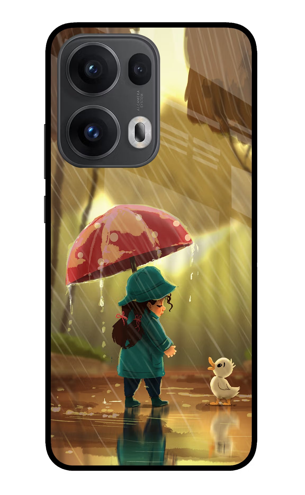 Rainy Day Oppo Reno13 Pro 5G Glass Case