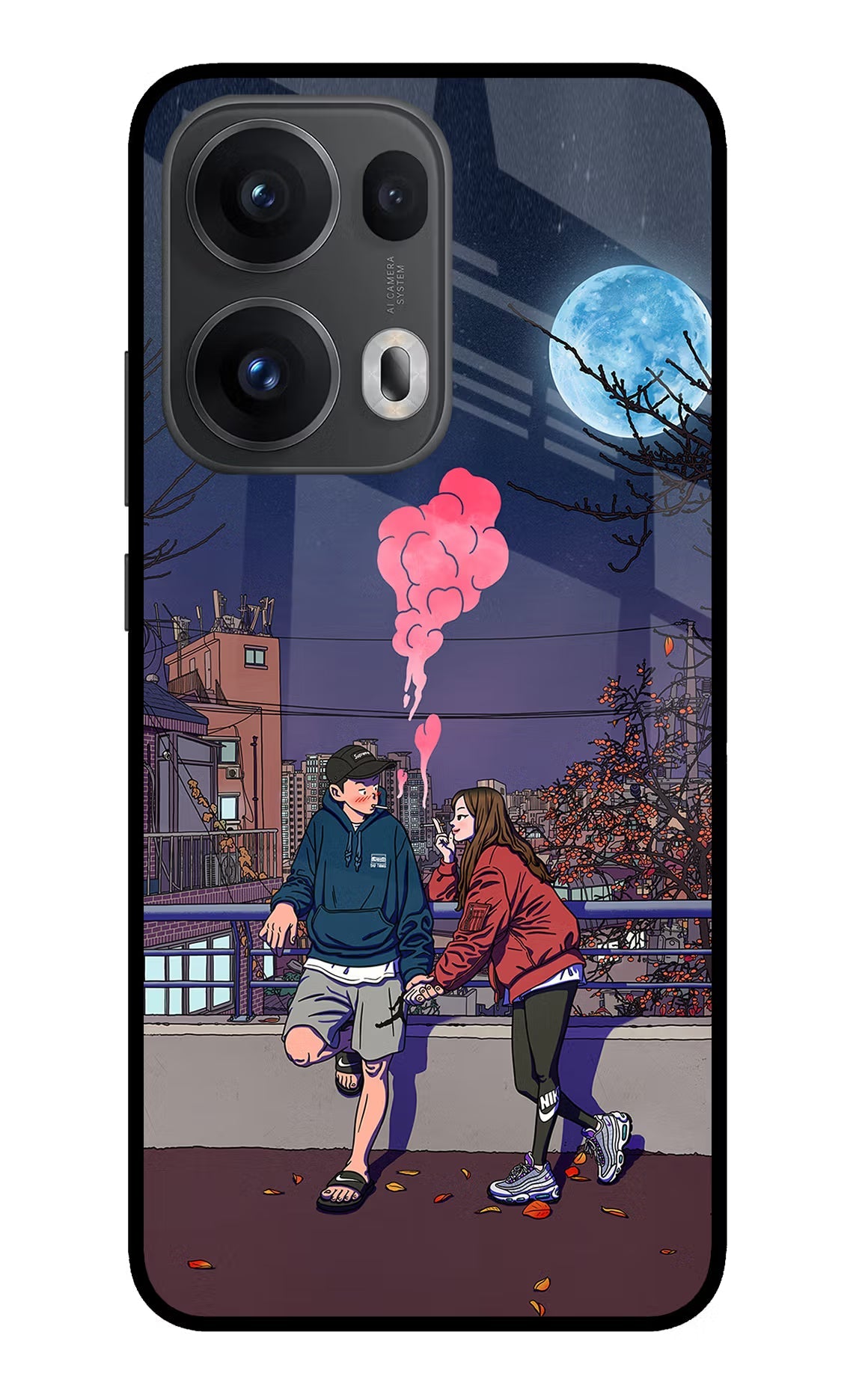 Chilling Couple Oppo Reno13 Pro 5G Back Cover