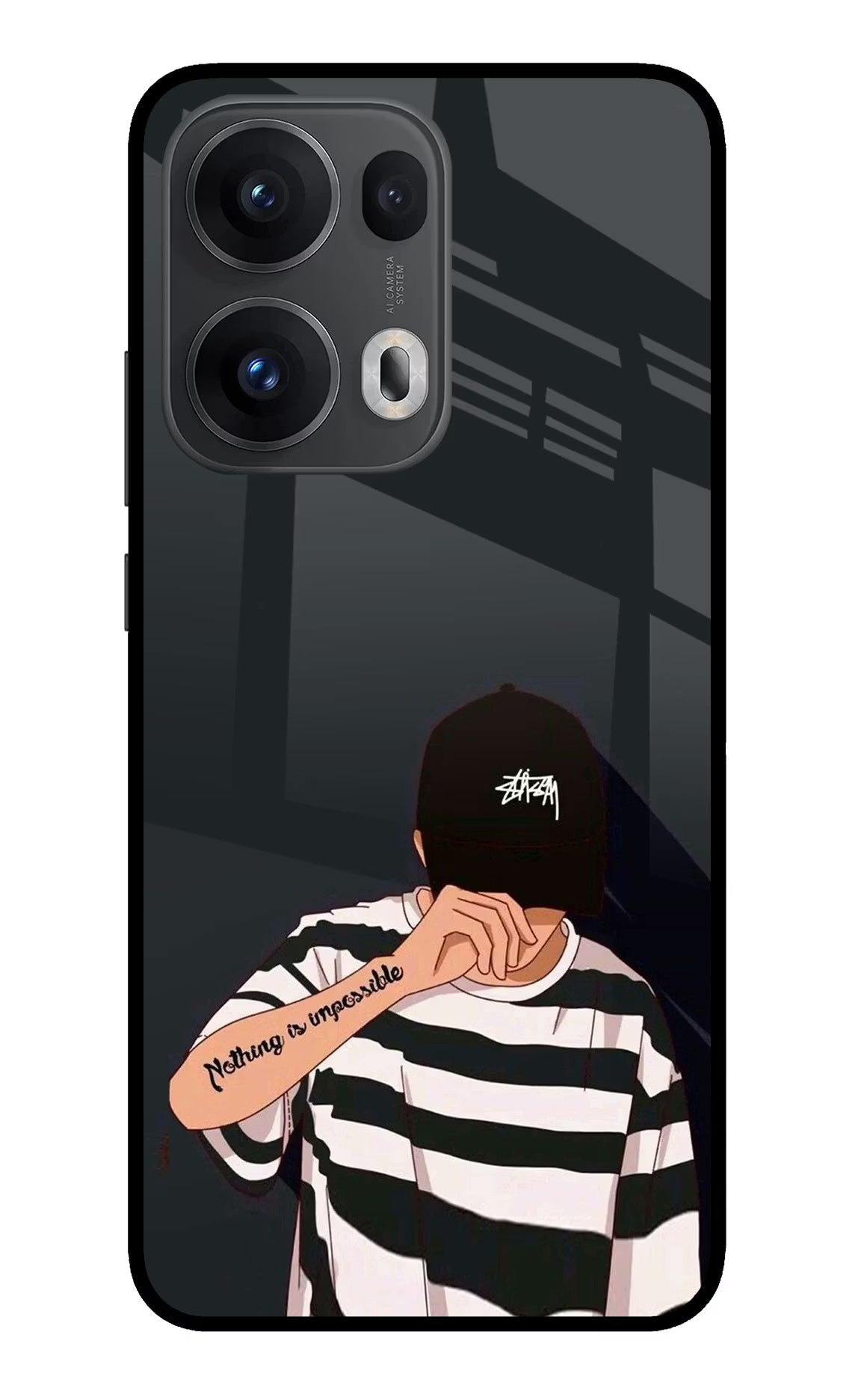 Aesthetic Boy Oppo Reno13 Pro 5G Back Cover