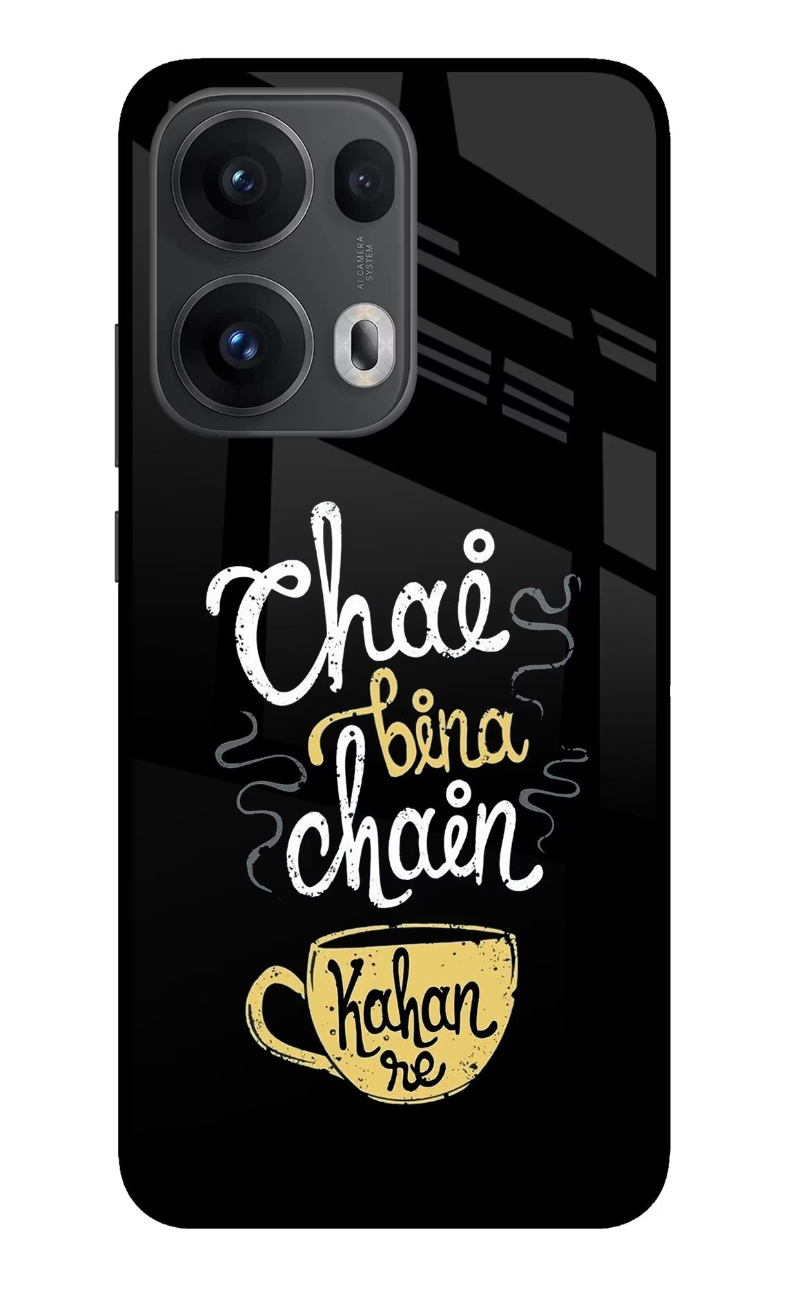 Chai Bina Chain Kaha Re Oppo Reno13 Pro 5G Glass Case