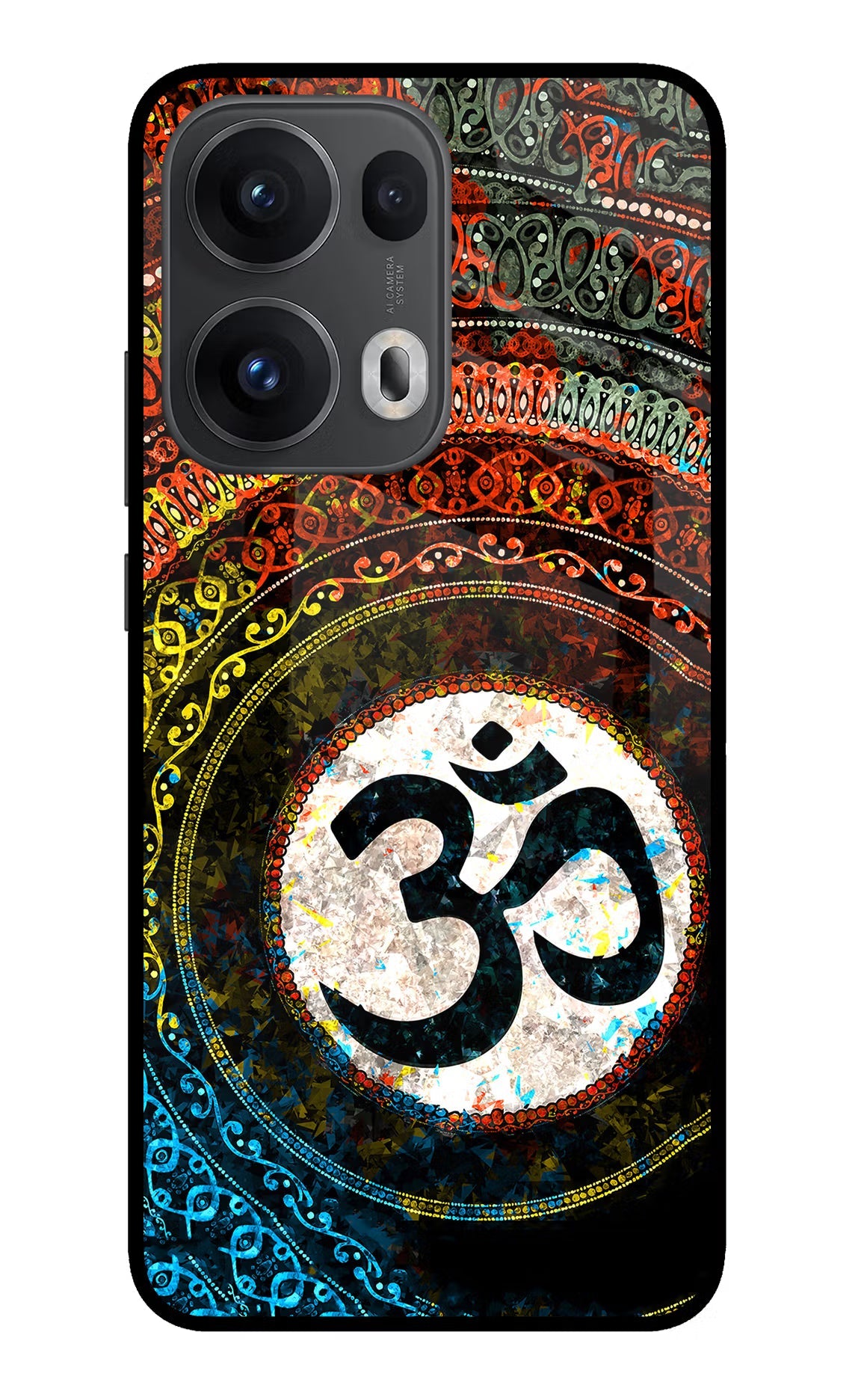 Om Cultural Oppo Reno13 Pro 5G Glass Case