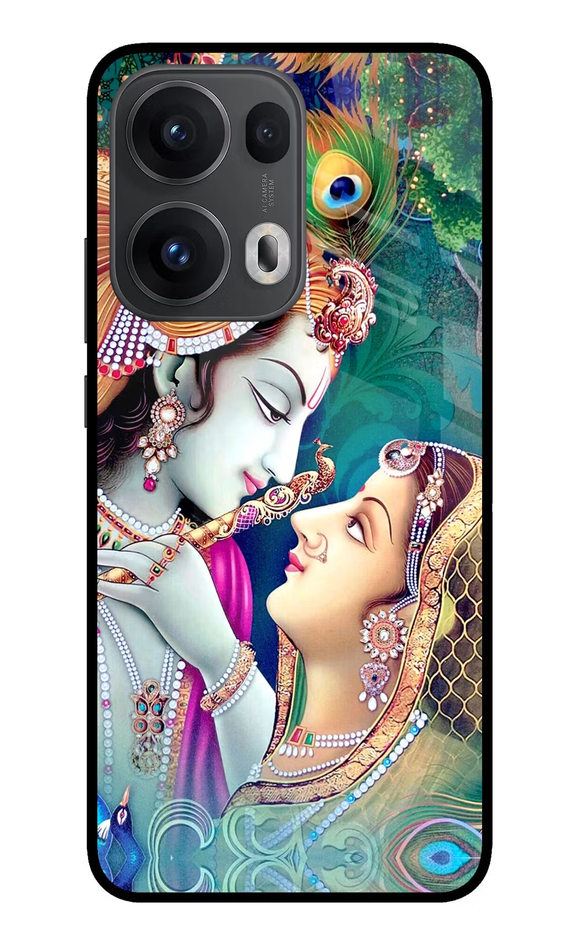 Lord Radha Krishna Oppo Reno13 Pro 5G Glass Case
