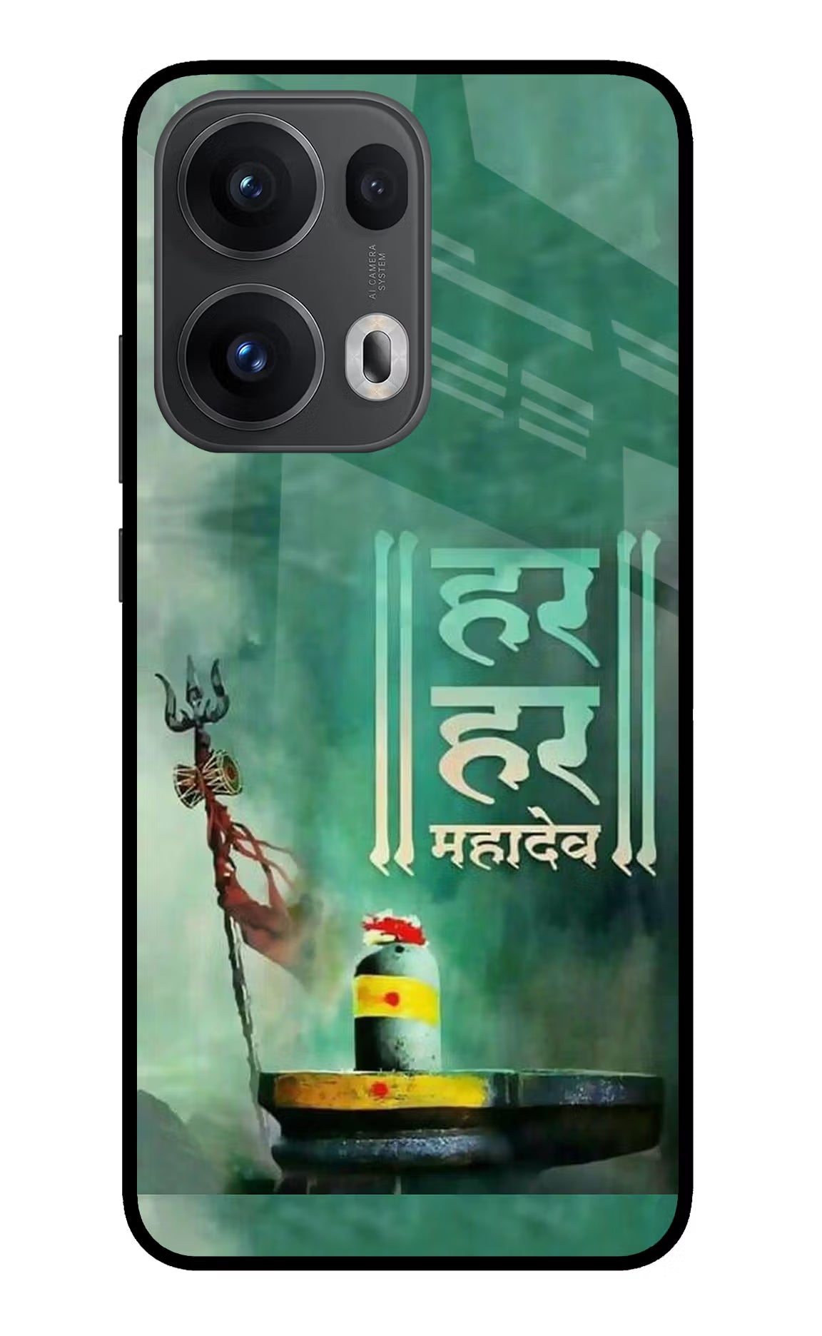 Har Har Mahadev Shivling Oppo Reno13 Pro 5G Glass Case