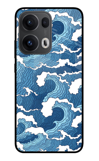 Blue Waves Oppo Reno13 Pro 5G Back Cover