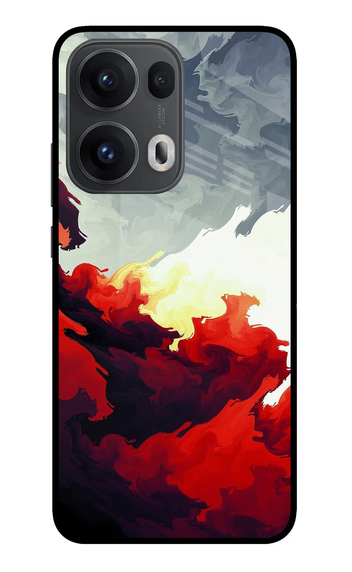 Fire Cloud Oppo Reno13 Pro 5G Back Cover