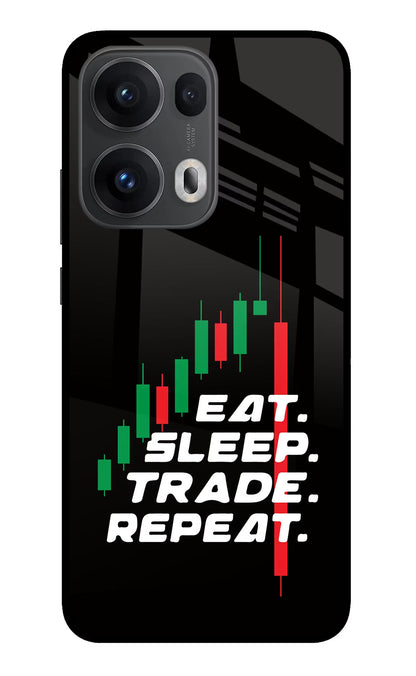 Eat Sleep Trade Repeat Oppo Reno13 Pro 5G Back Cover