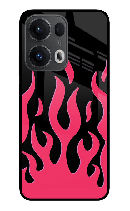 Fire Flames Oppo Reno13 Pro 5G Back Cover