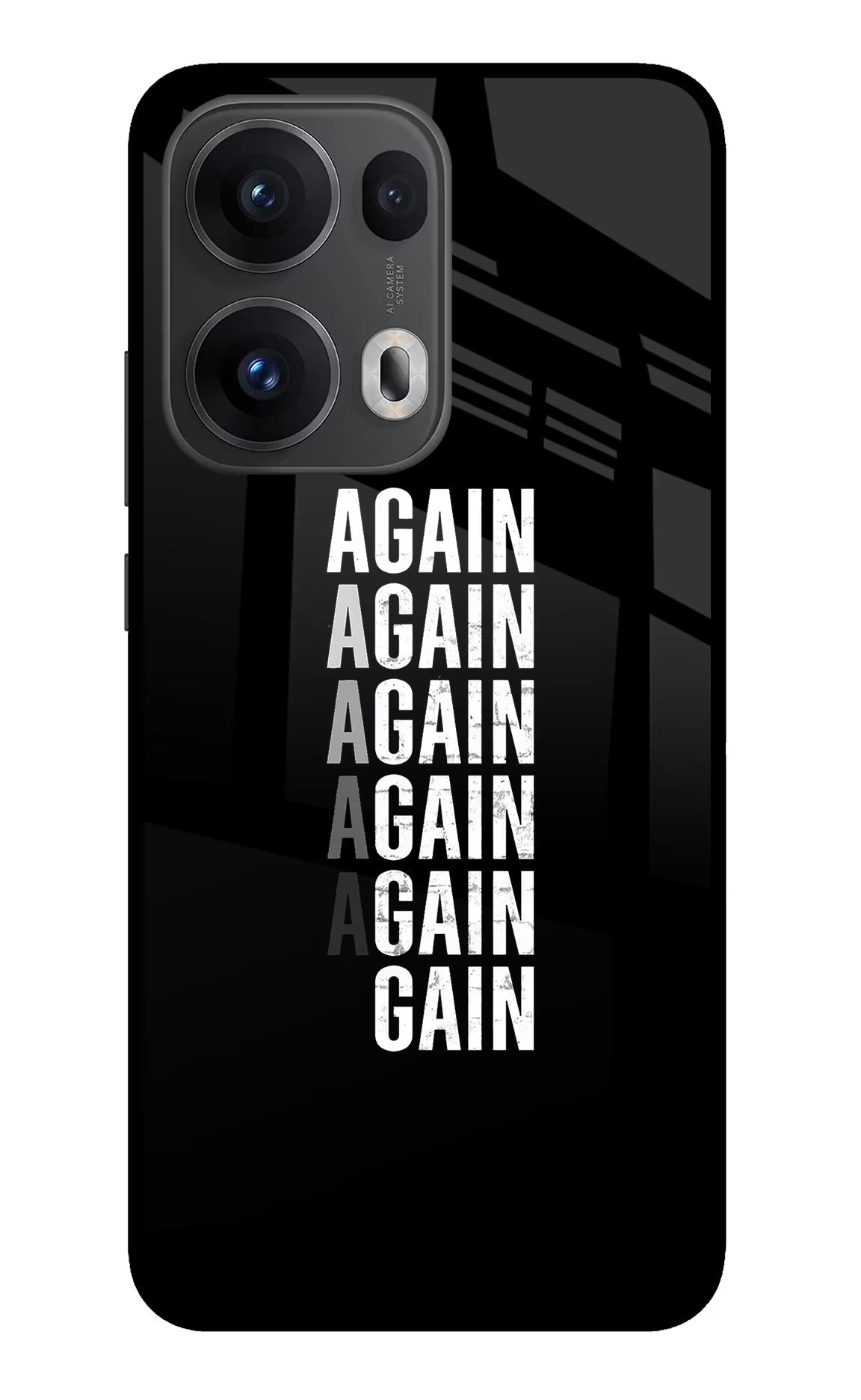 Again Again Gain Oppo Reno13 Pro 5G Glass Case