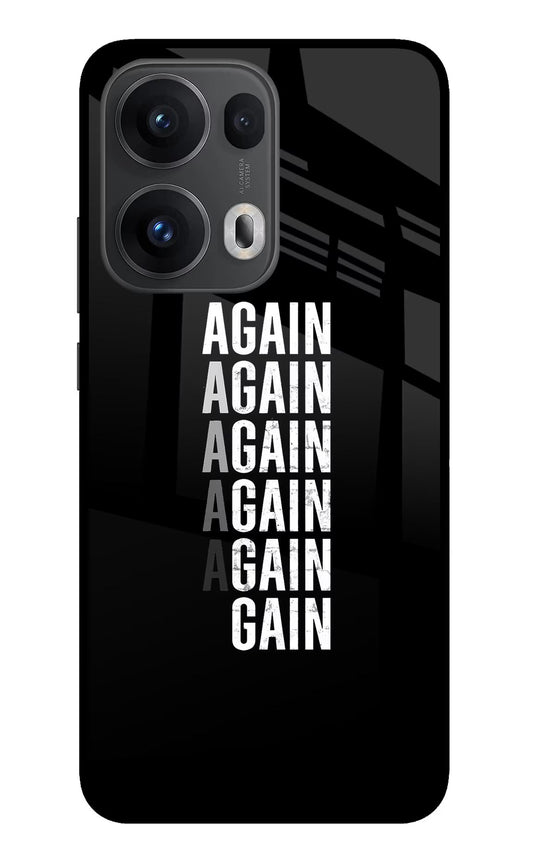 Again Again Gain Oppo Reno13 Pro 5G Glass Case