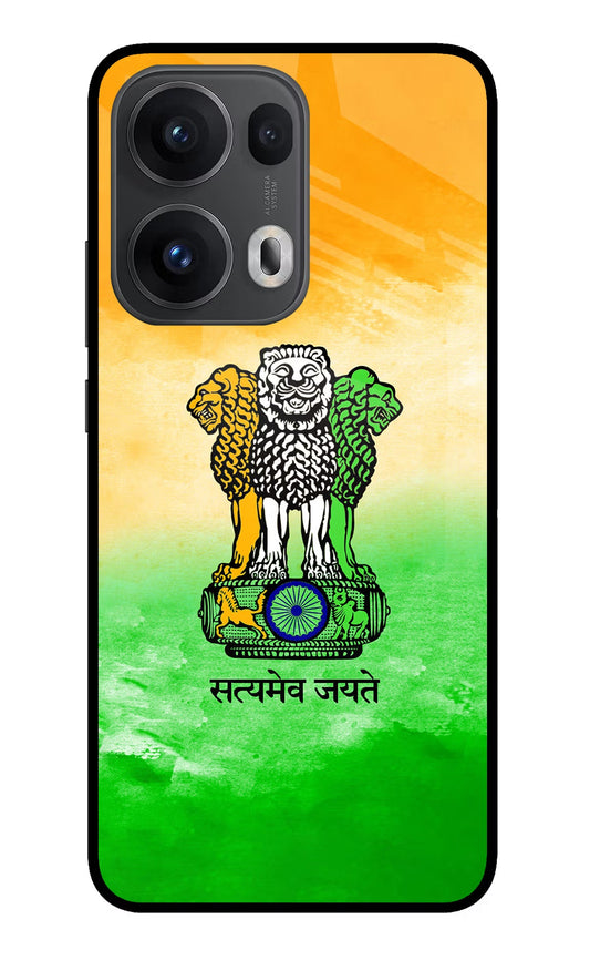 Satyamev Jayate Flag Oppo Reno13 Pro 5G Glass Case