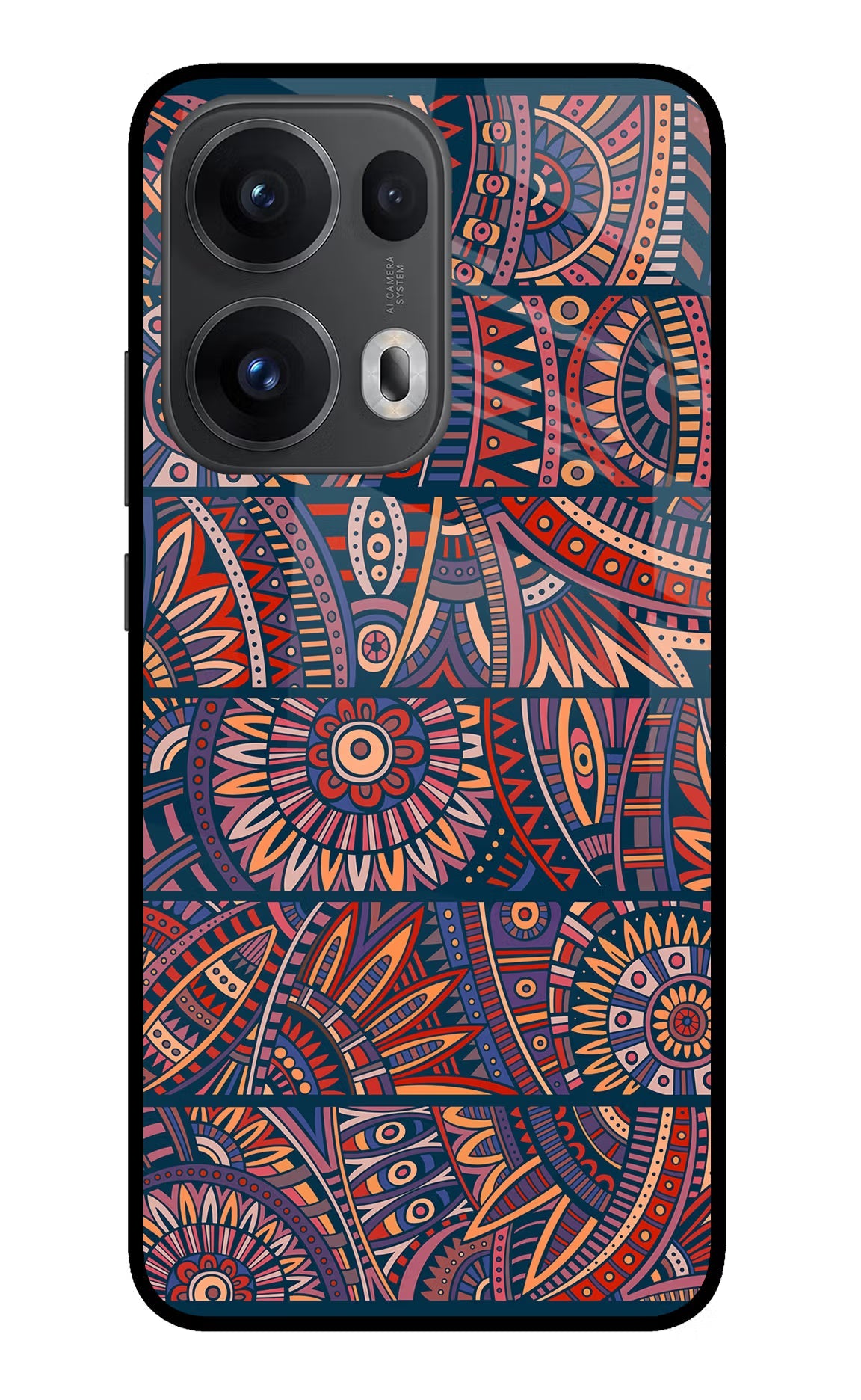 African Culture Design Oppo Reno13 Pro 5G Glass Case