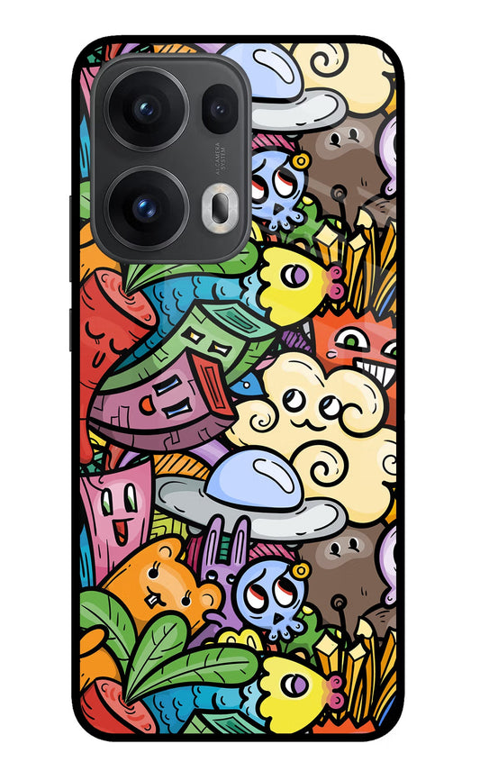 Veggie Doodle Oppo Reno13 Pro 5G Back Cover