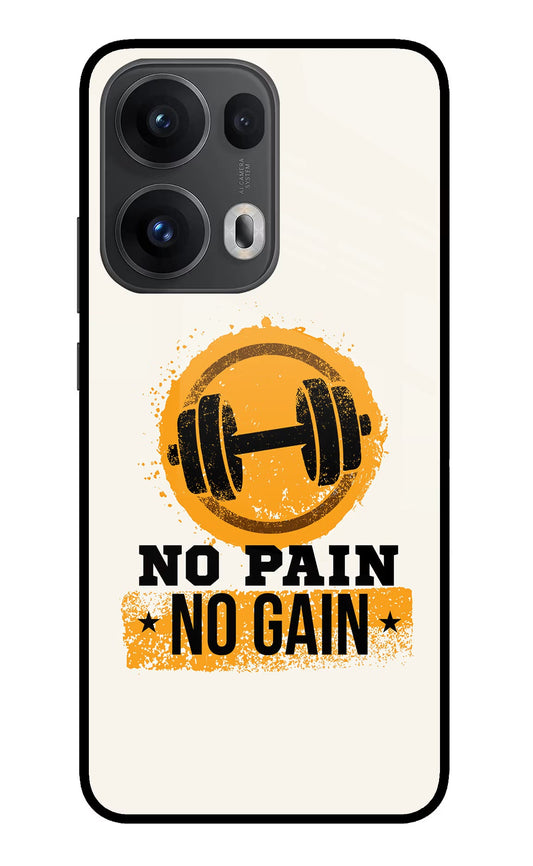 No Pain No Gain Oppo Reno13 Pro 5G Back Cover