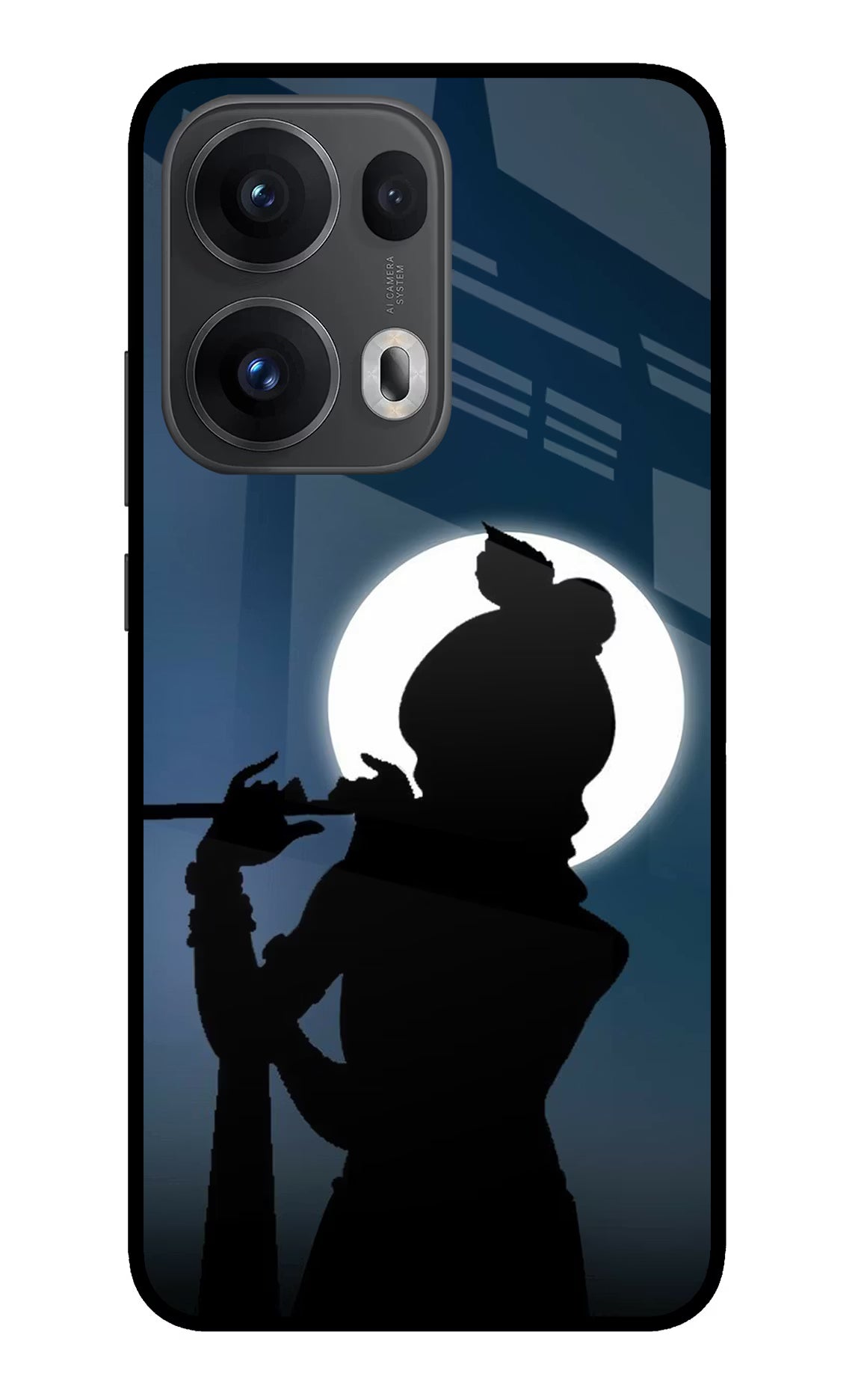 Shri Krishna Silhouette Oppo Reno13 Pro 5G Back Cover