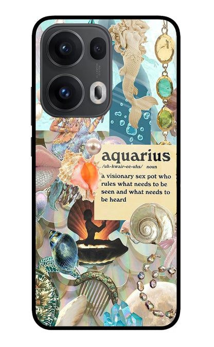 Aquarius Zodiac Oppo Reno13 Pro 5G Back Cover