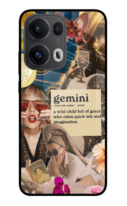 Gemini Zodiac Oppo Reno13 Pro 5G Back Cover