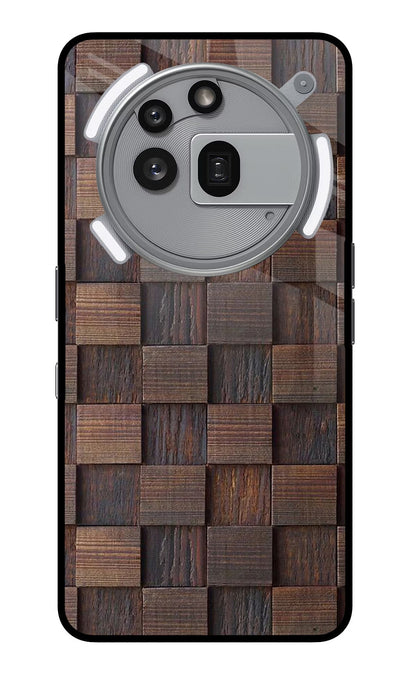 Wooden Cube Design Nothing Phone 3a Pro Back Cover