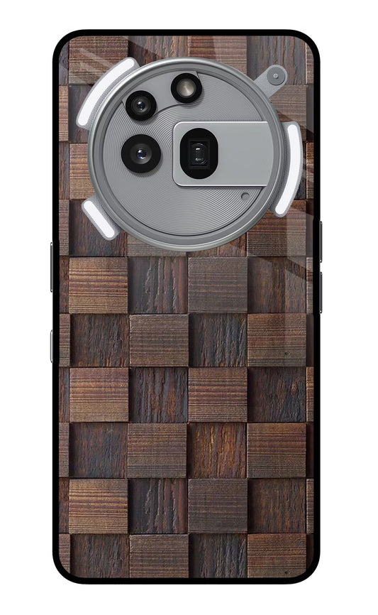 Wooden Cube Design Nothing Phone 3a Pro Back Cover