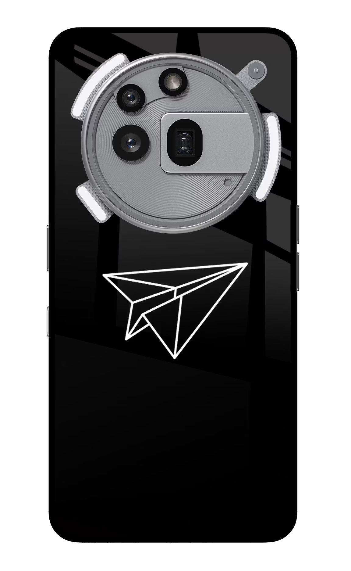 Paper Plane White Nothing Phone 3a Pro Back Cover