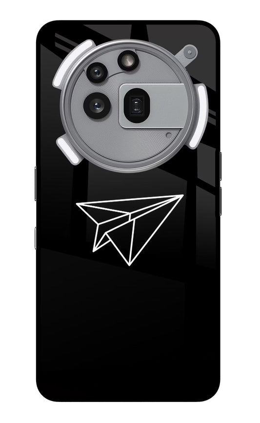 Paper Plane White Nothing Phone 3a Pro Back Cover