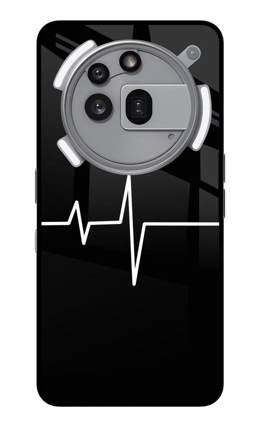 Heart Beats Nothing Phone 3a Pro Glass Case