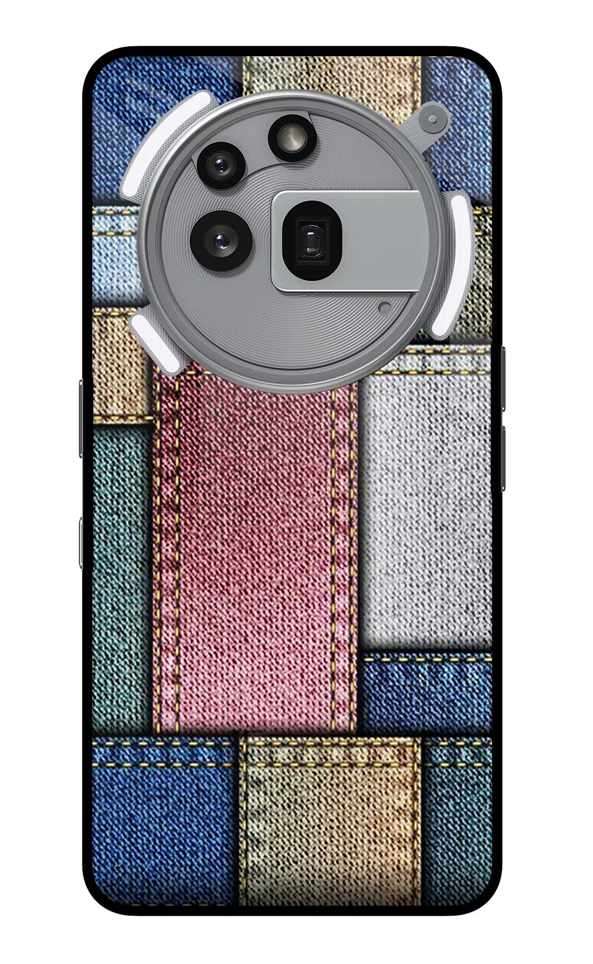 Multicolor Jeans Nothing Phone 3a Pro Glass Case