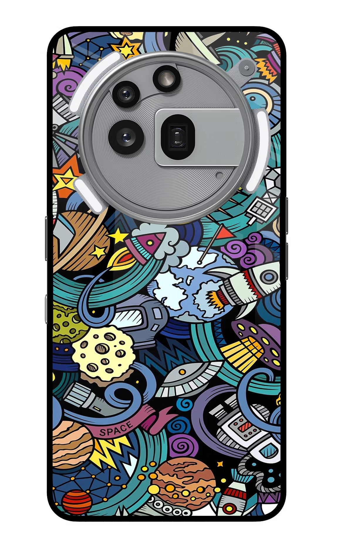 Space Abstract Nothing Phone 3a Pro Back Cover