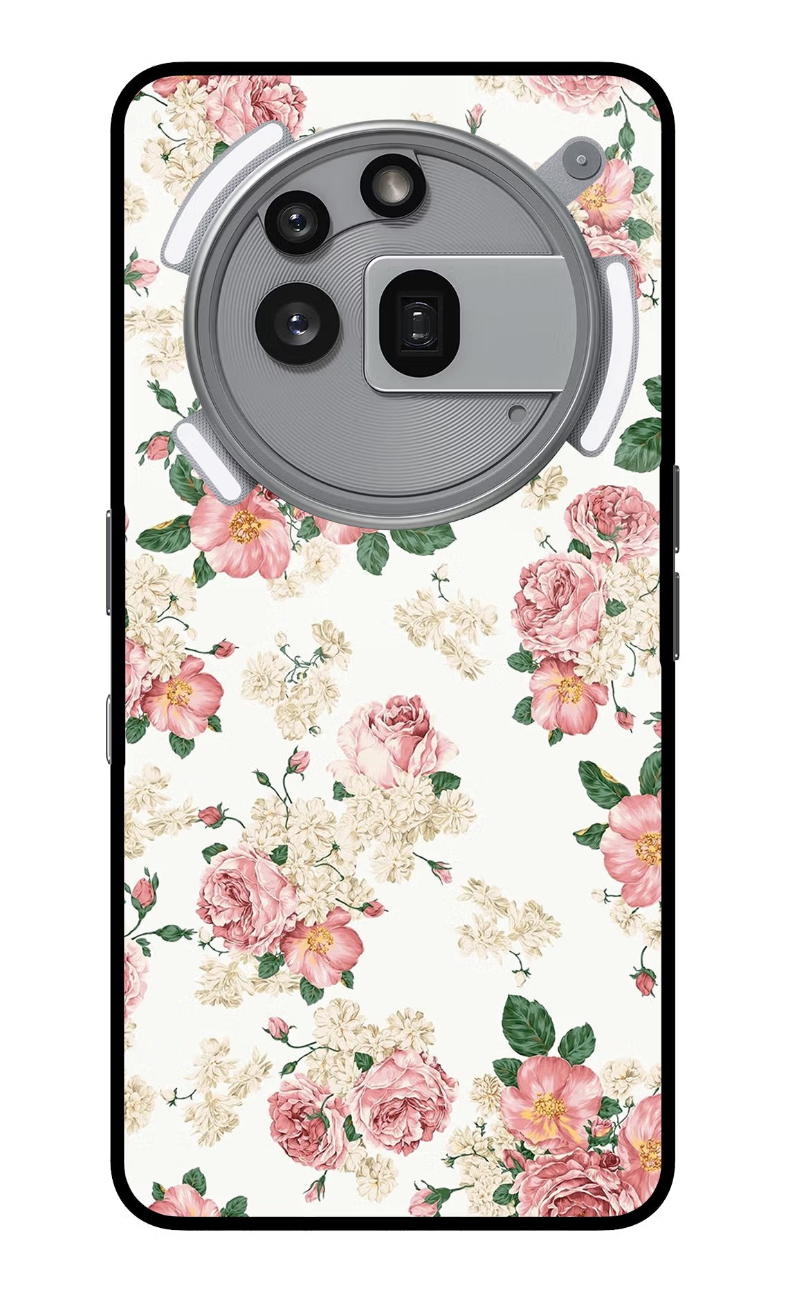 Flowers Nothing Phone 3a Pro Glass Case