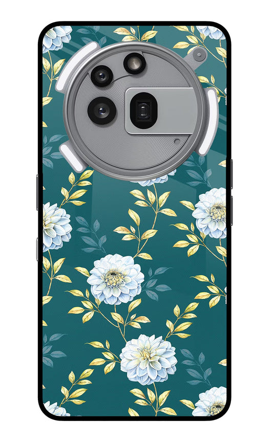 Flowers Nothing Phone 3a Pro Glass Case