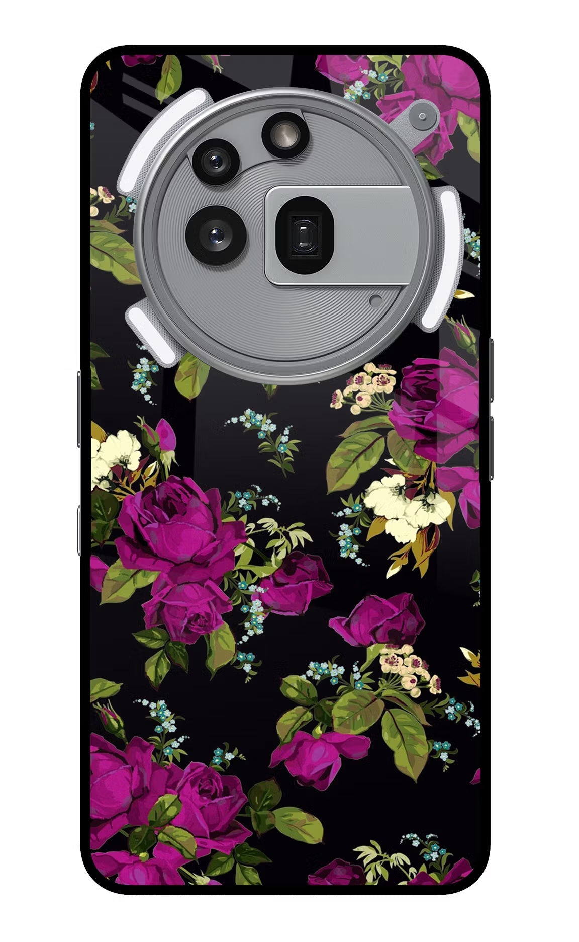 Flowers Nothing Phone 3a Pro Glass Case