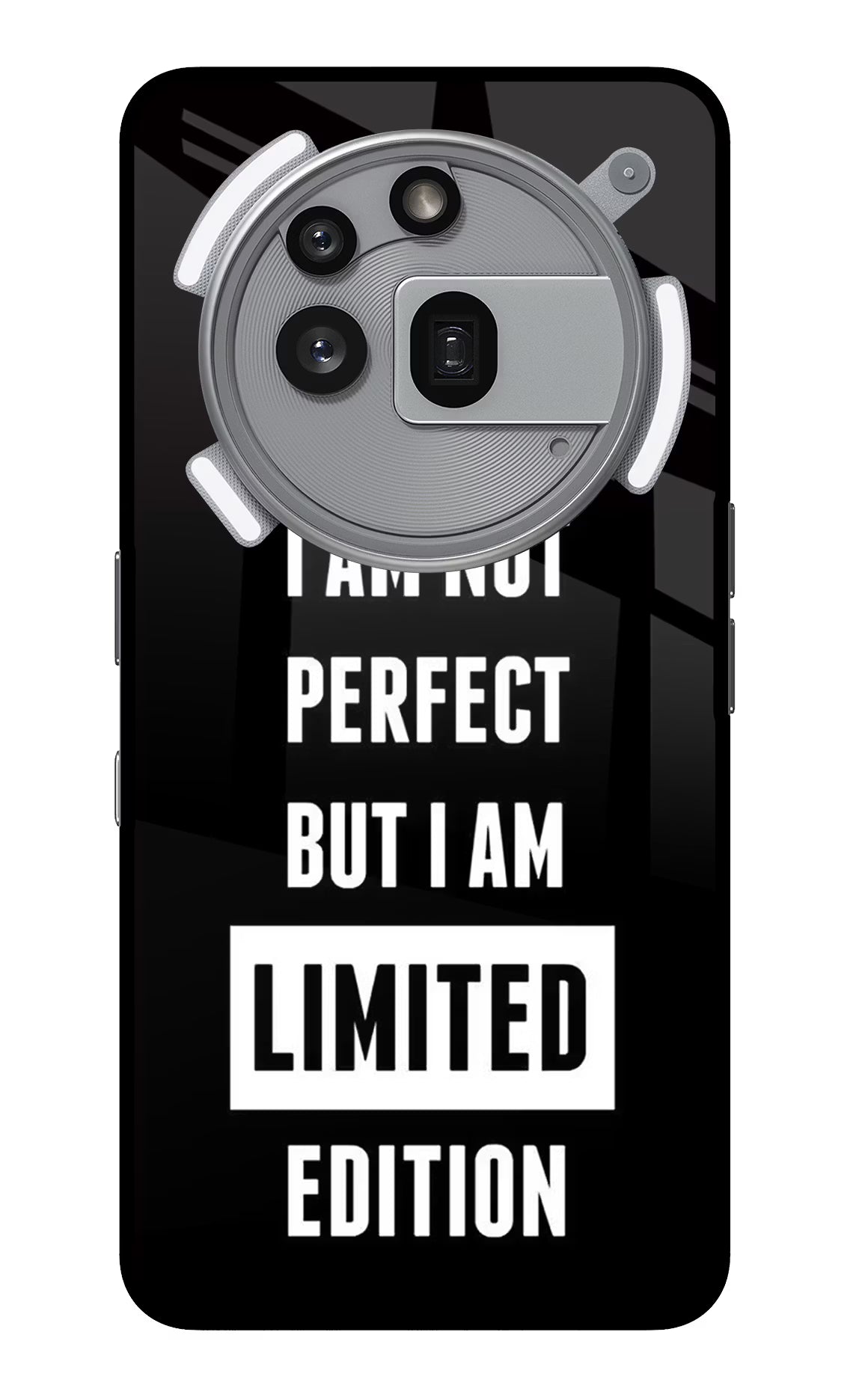 I Am Not Perfect But I Am Limited Edition Nothing Phone 3a Pro Back Cover