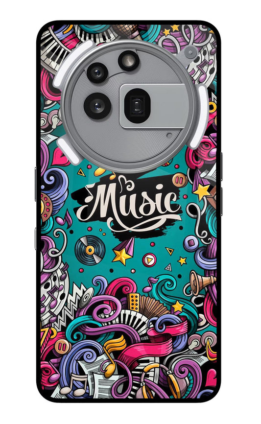 Music Graffiti Nothing Phone 3a Pro Glass Case