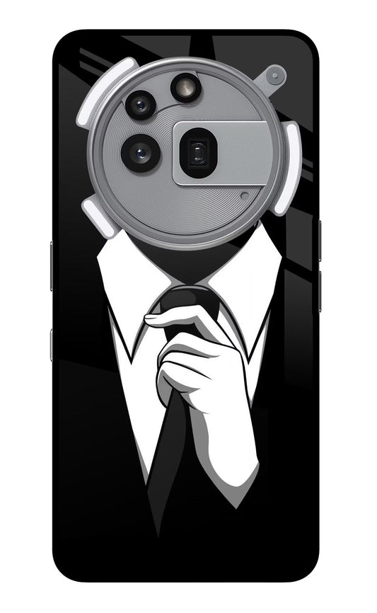 Black Tie Nothing Phone 3a Pro Glass Case