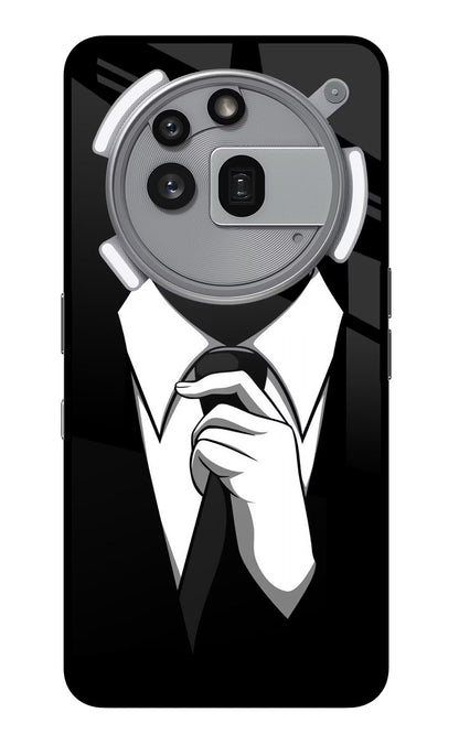Black Tie Nothing Phone 3a Pro Back Cover