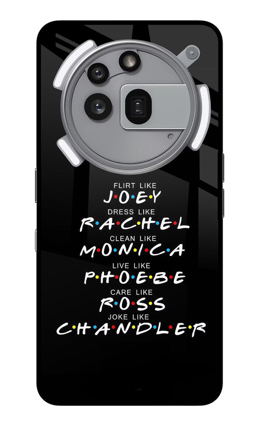 FRIENDS Character Nothing Phone 3a Pro Glass Case