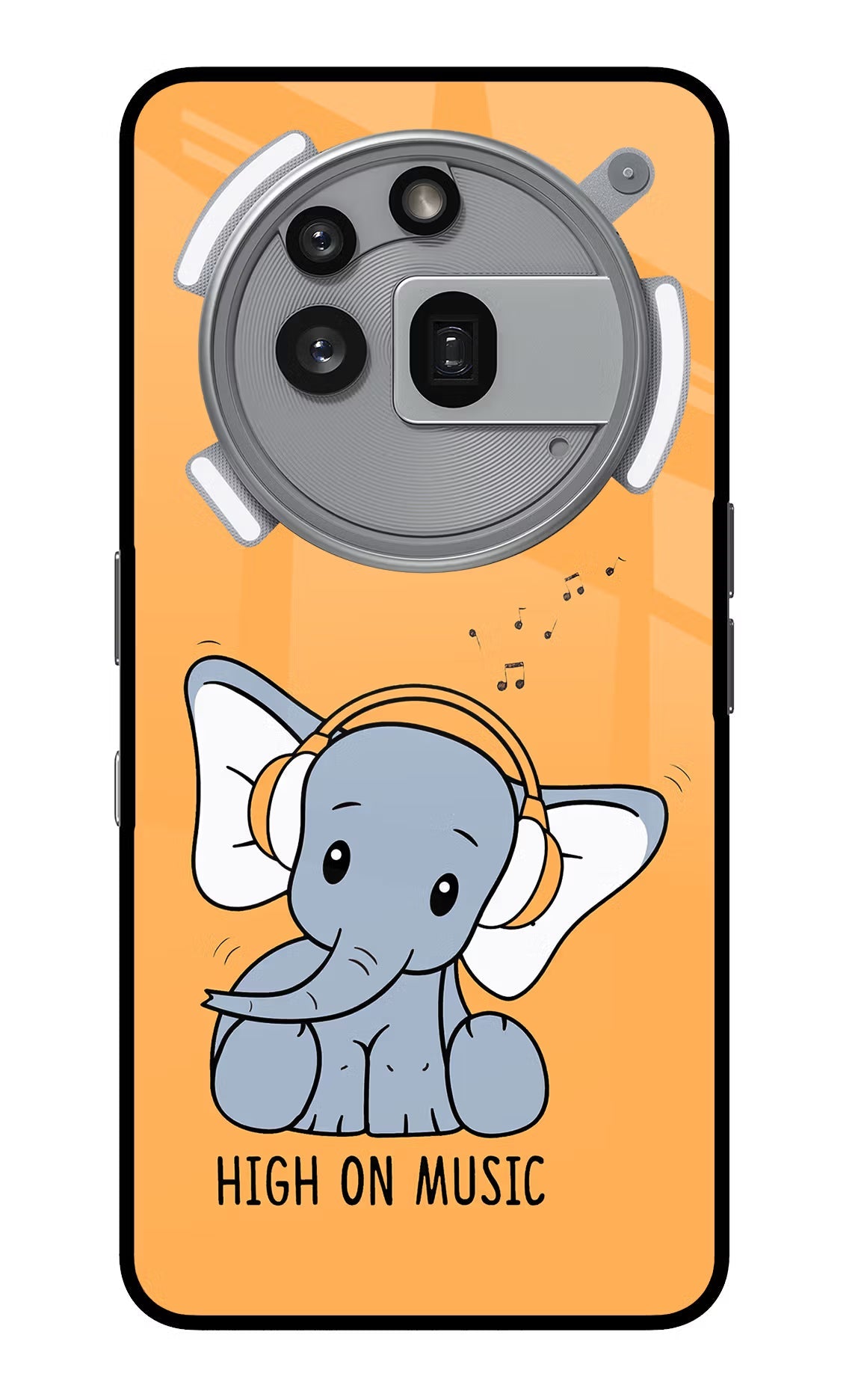 High On Music Nothing Phone 3a Pro Back Cover